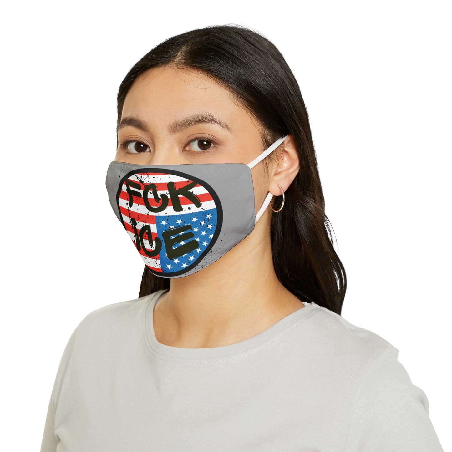 FCK ICE Snug-Fit Polyester Face Mask