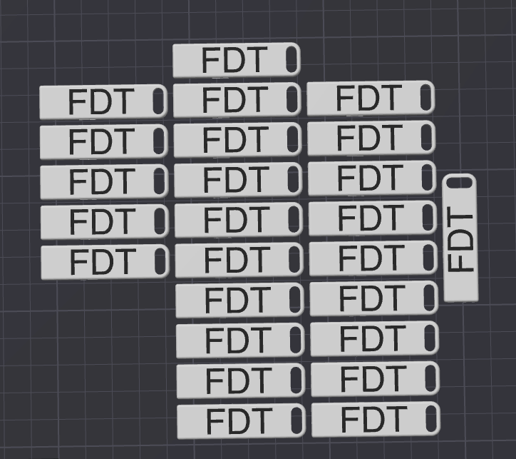 *NEW* Batch of 50 FDT whistles
