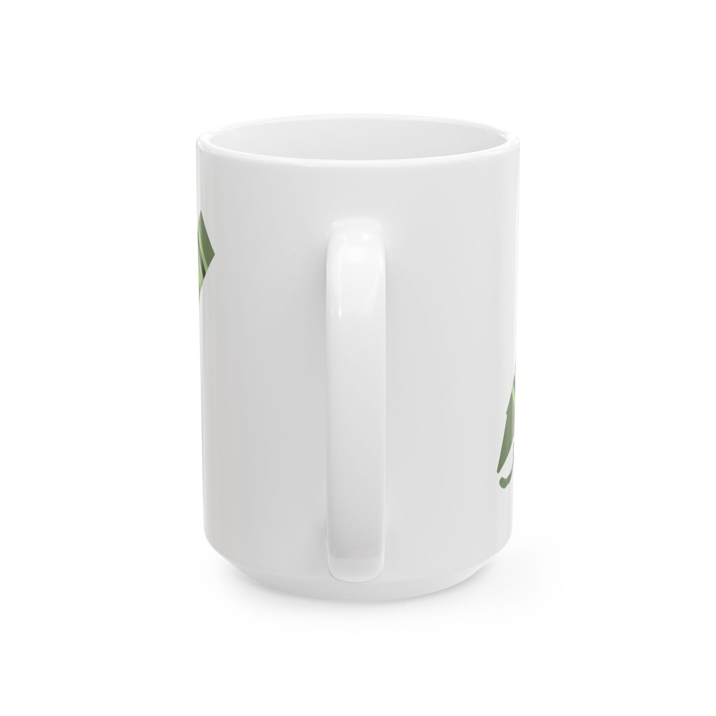 "American Flag Blue" Crayon, Ceramic Mug, (11oz, 15oz)