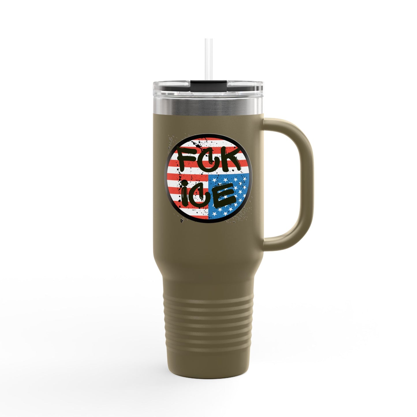 FCK ICE Insulated Travel Mug, 40oz