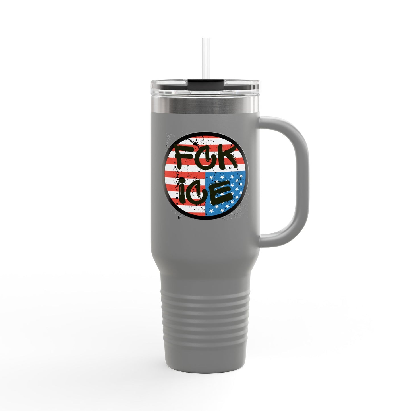 FCK ICE Insulated Travel Mug, 40oz