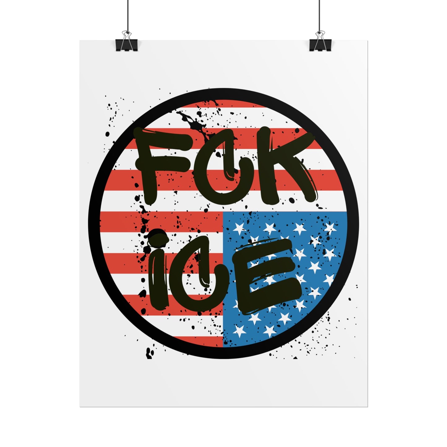 FCK ICE Rolled Poster - Many Sizes!