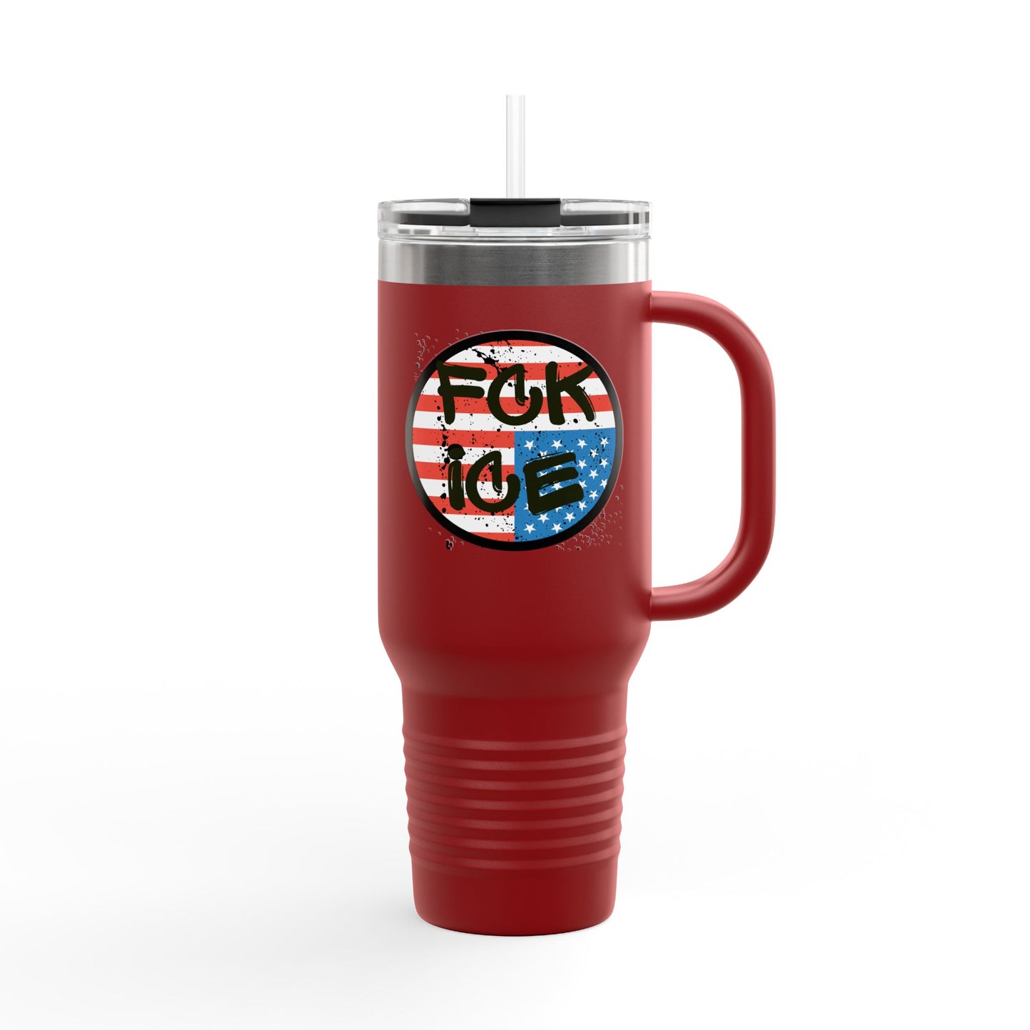 FCK ICE Insulated Travel Mug, 40oz