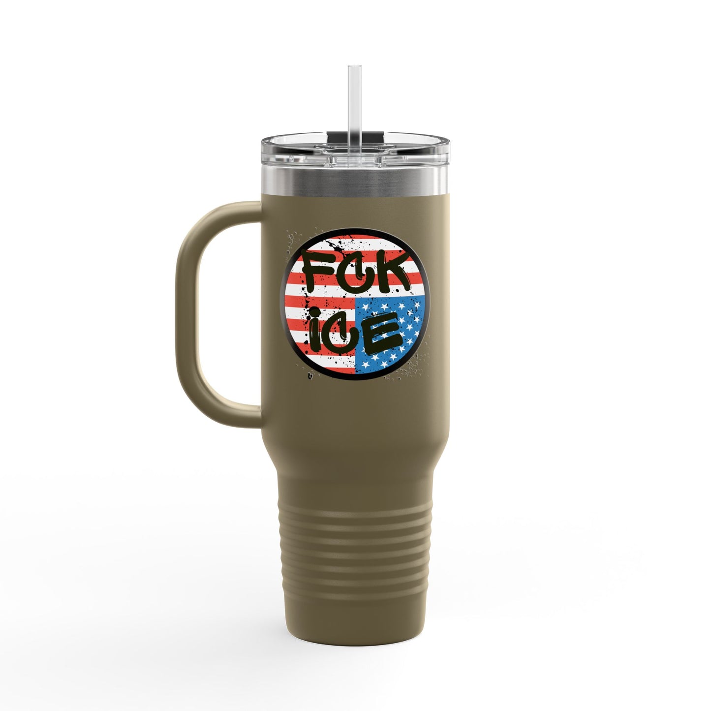 FCK ICE Insulated Travel Mug, 40oz
