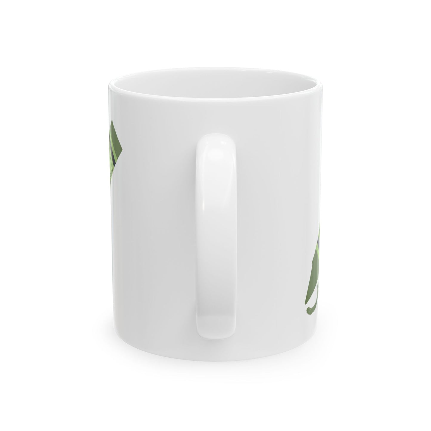 "American Flag Blue" Crayon, Ceramic Mug, (11oz, 15oz)