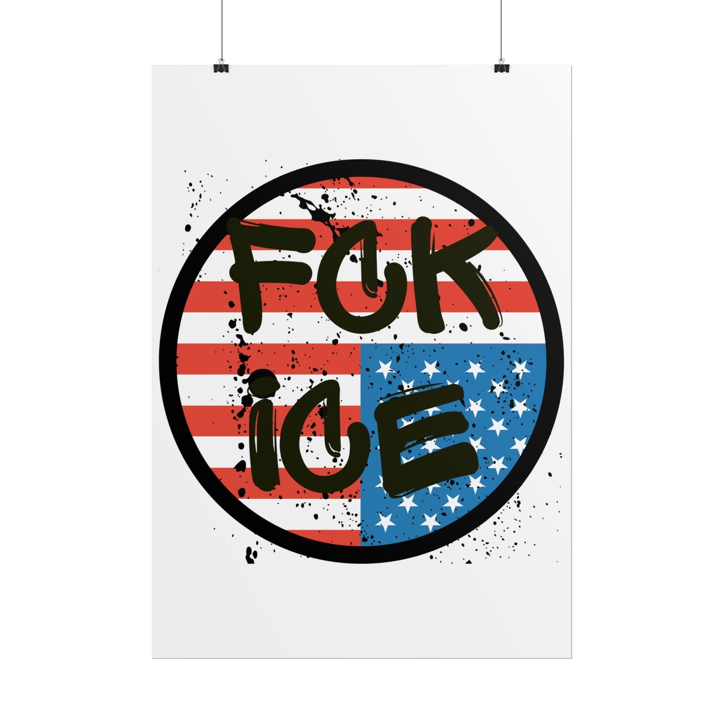 FCK ICE Rolled Poster - Many Sizes!