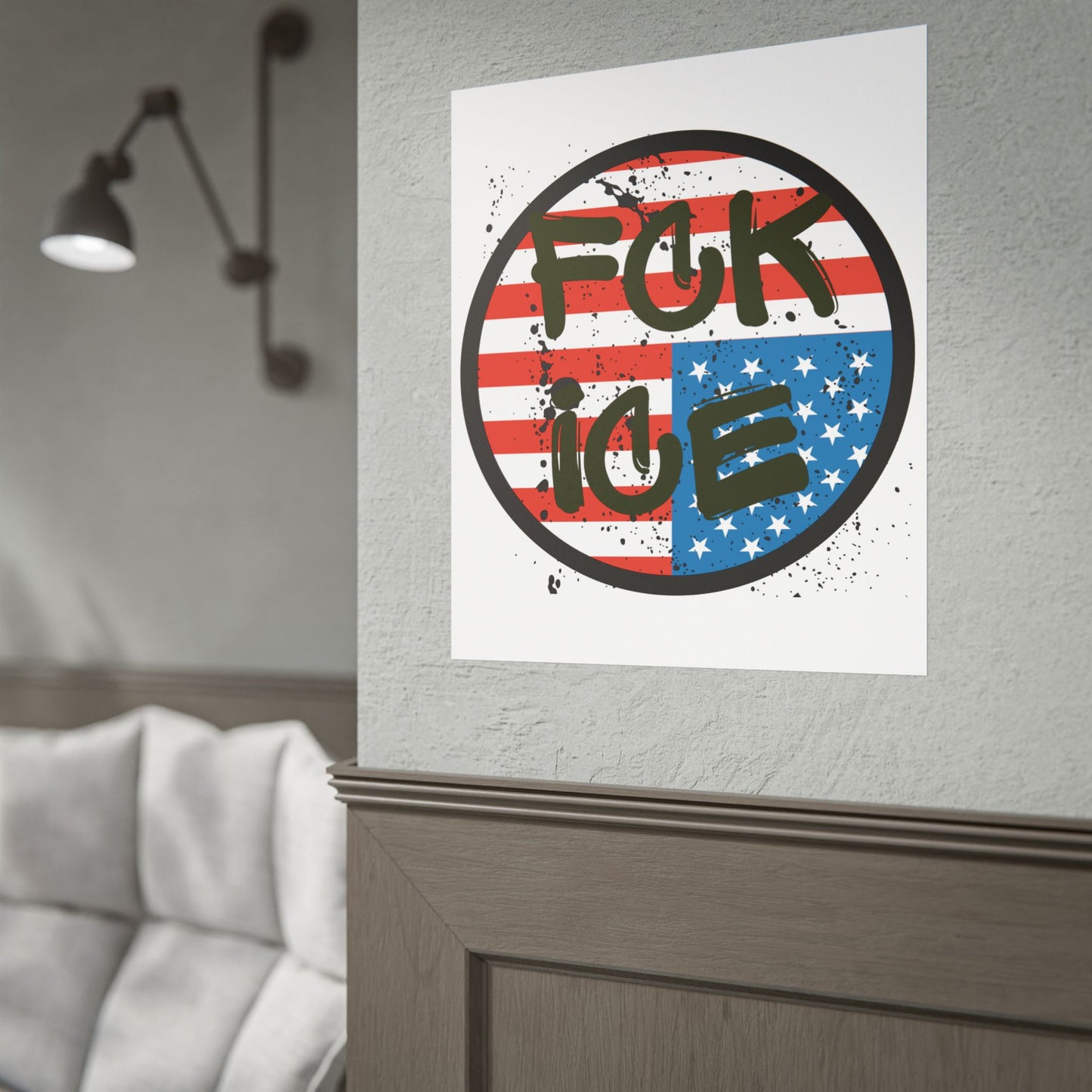 FCK ICE Rolled Poster - Many Sizes!