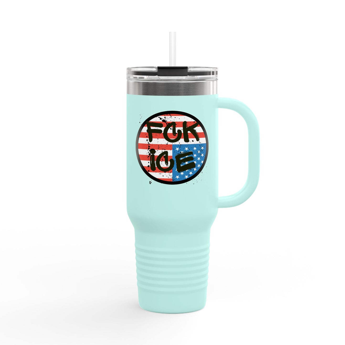 FCK ICE Insulated Travel Mug, 40oz
