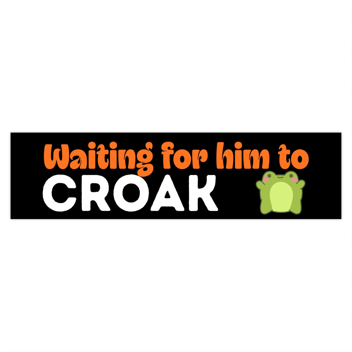 CROAK Bumper Stickers