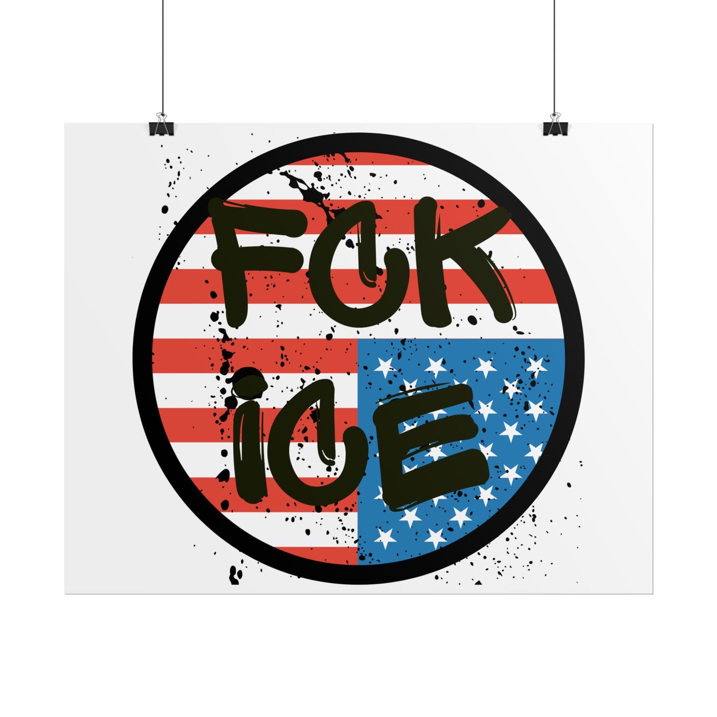 FCK ICE Rolled Poster - Many Sizes!