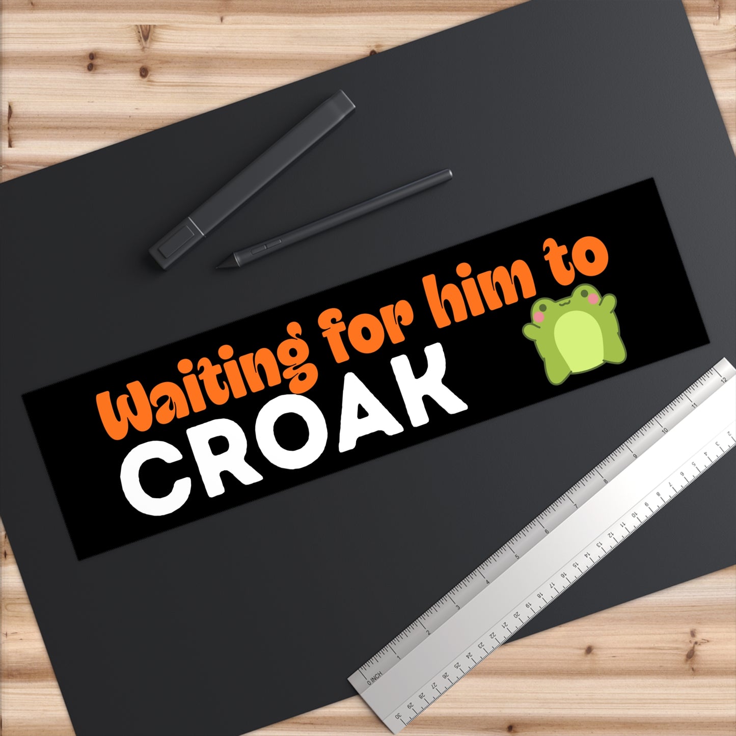 CROAK Bumper Stickers
