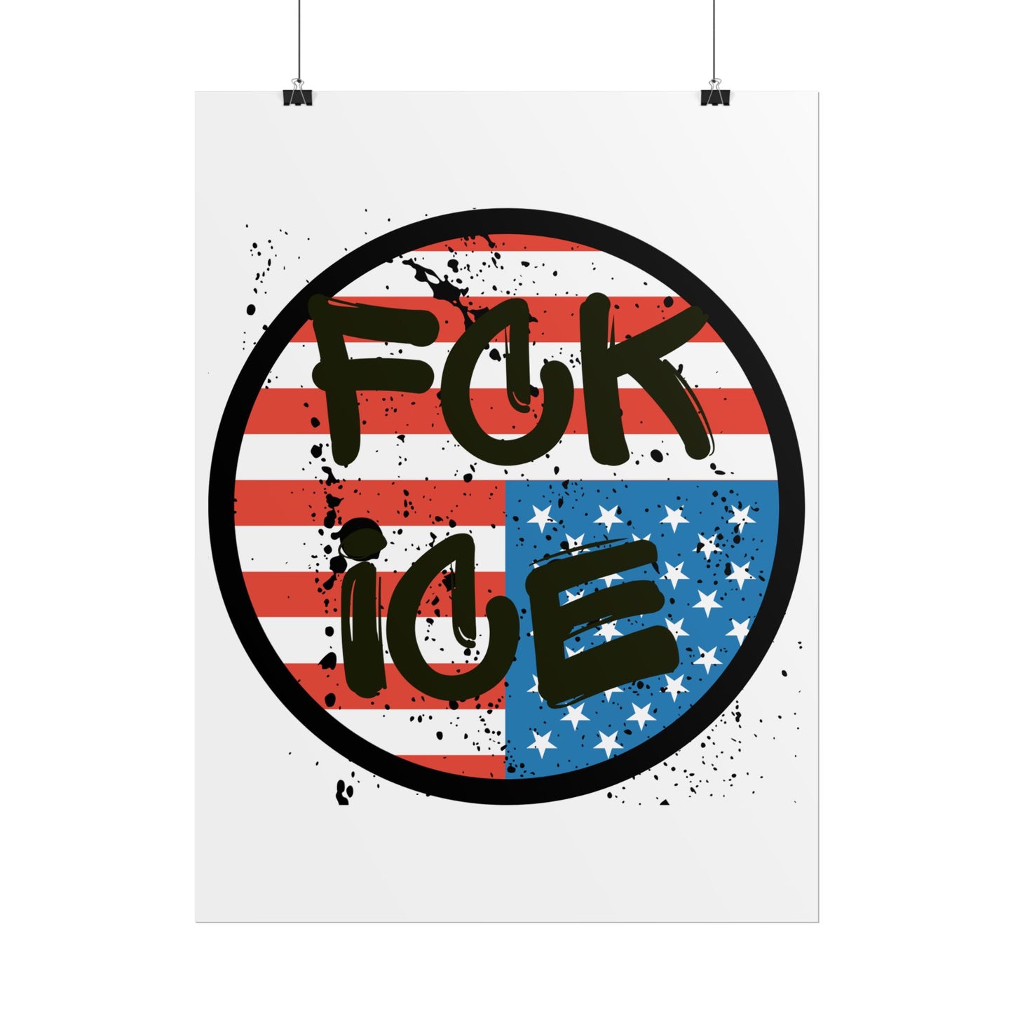 FCK ICE Rolled Poster - Many Sizes!
