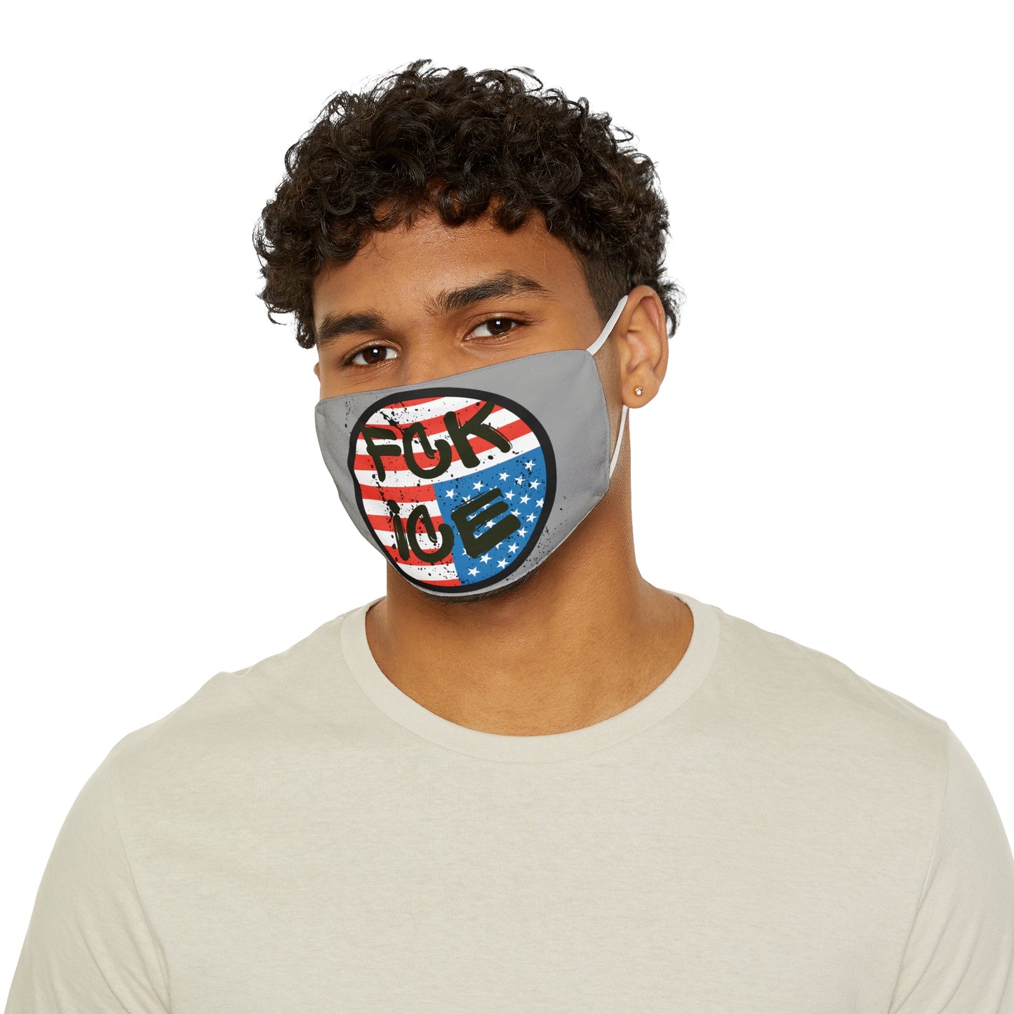 FCK ICE Snug-Fit Polyester Face Mask