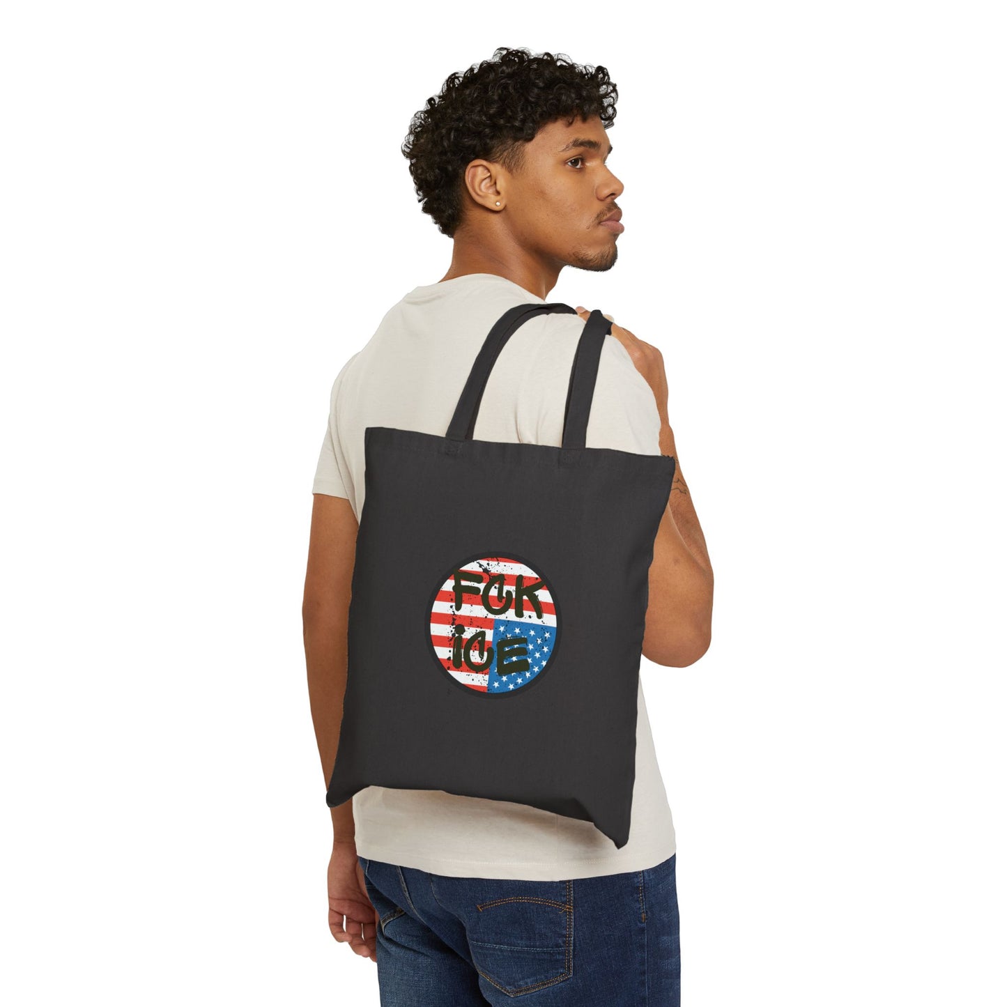 FCK ICE Cotton Canvas Tote Bag