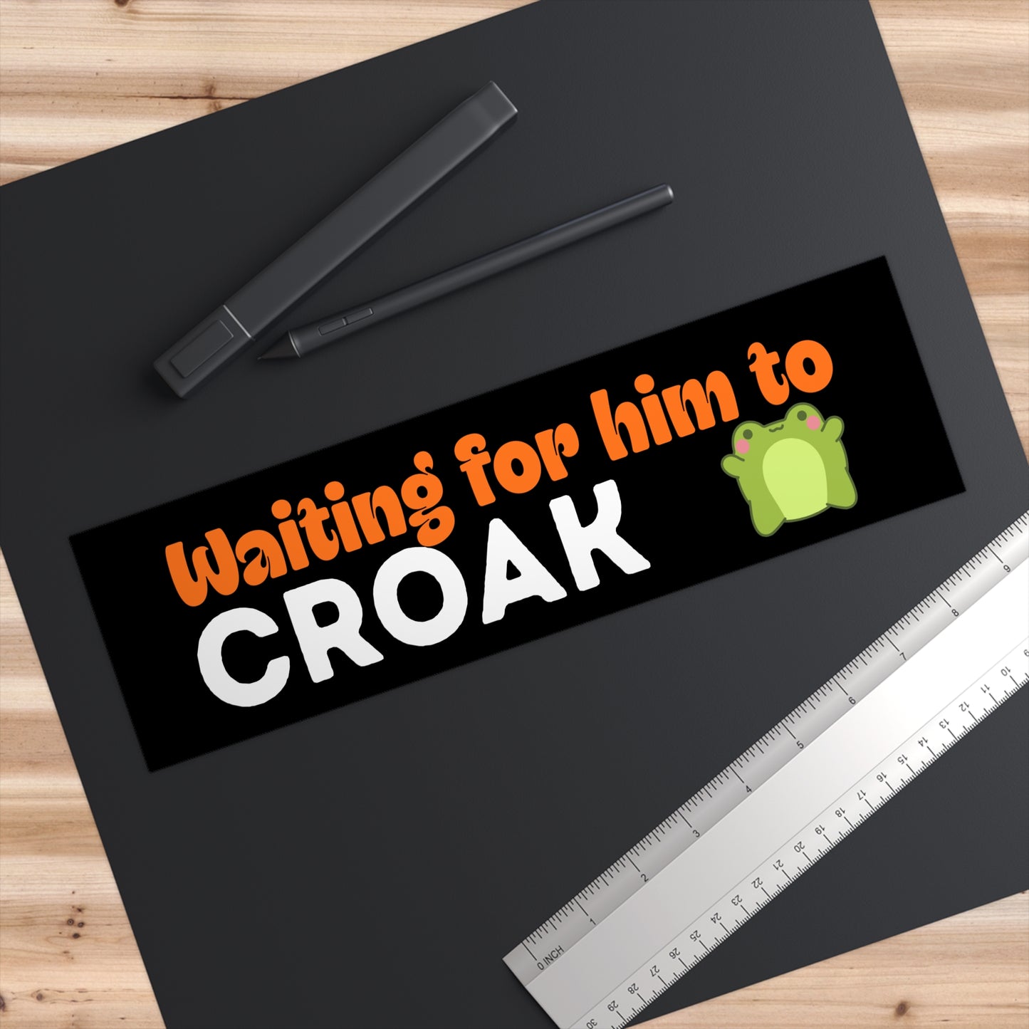 CROAK Bumper Stickers