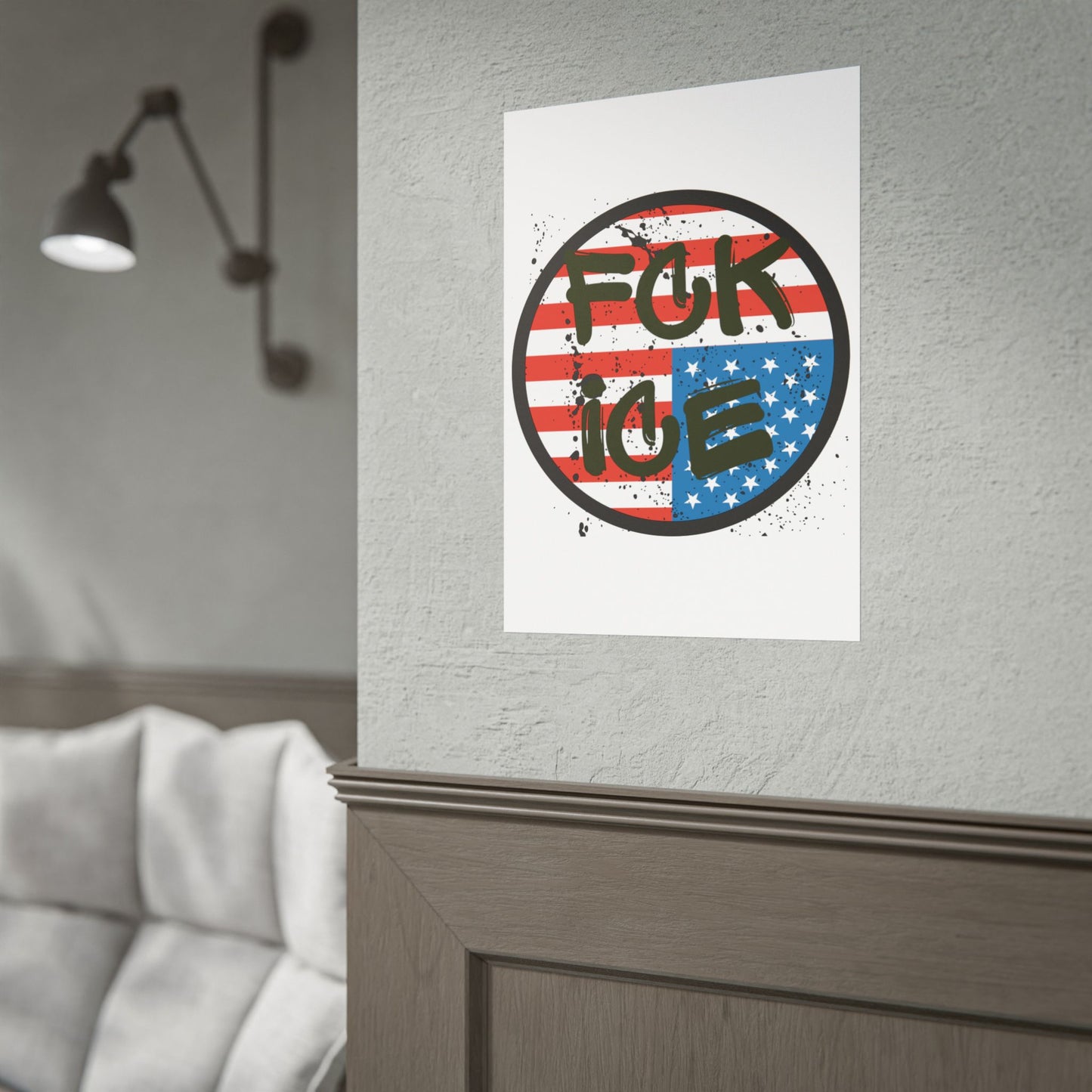 FCK ICE Rolled Poster - Many Sizes!