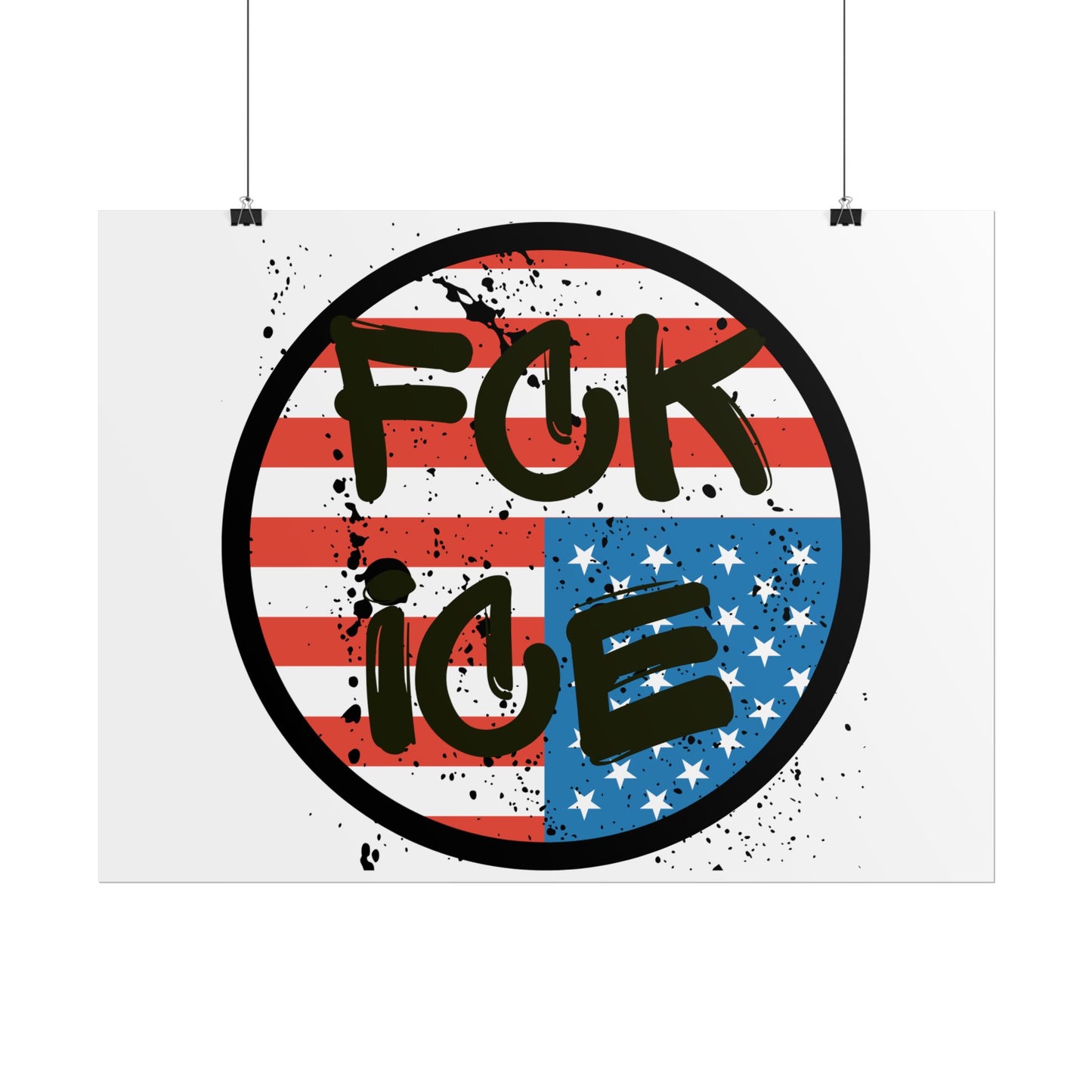 FCK ICE Rolled Poster - Many Sizes!