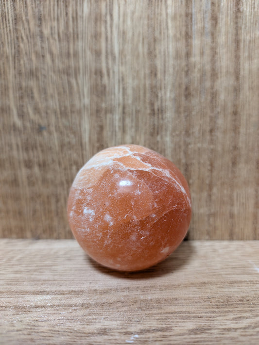 Orange Selenite Sphere