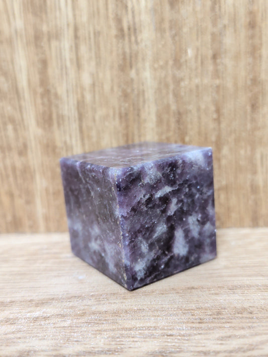 Lepidolite Cube