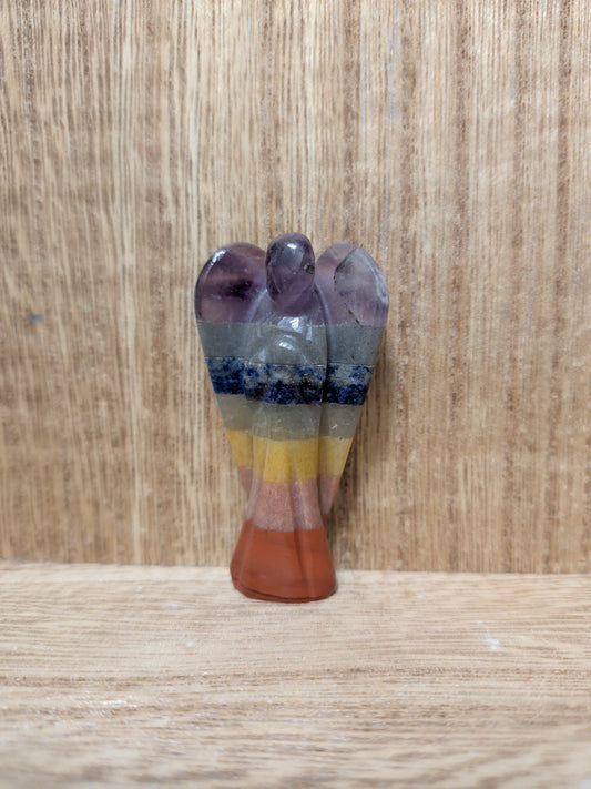 Seven Chakra Angel Carving