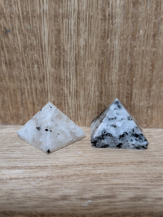 Rainbow Moonstone Pyramid